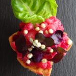 Salat aus Couscous und Rote Bete vegan
