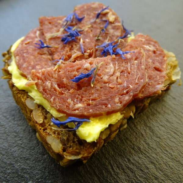 Bio-Schafs-Salami Canapé-